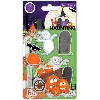 Craft Consortium Happy Haunting Clear Stamps - Pumpkins